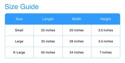 KOPEKS Orthopedic Pillow Dog Bed with Removable Cover, Brown, Large slide 2 of 9