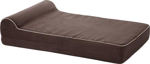 Show full view: KOPEKS Orthopedic Pillow Dog Bed with Removable Cover, Brown, X-Large slide 3 of 12