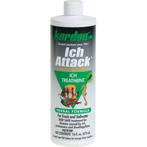 Kordon Ich Attack Aquarium Ich Treatment, 16-fl oz bottle