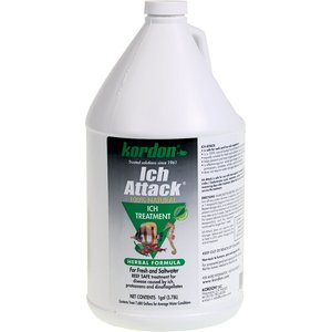 Kordon Ich Attack Aquarium Ich Treatment, 1-gal bottle