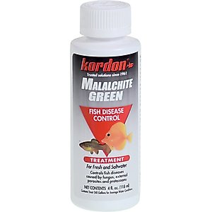 Kordon Malachite Green Fish Disease Control Aquarium Treatment, 4-fl oz bottle