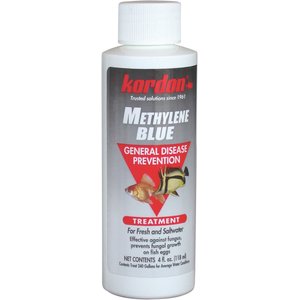 Kordon Methylene Blue General Disease Prevention Aquarium Treatment, 4-oz bottle