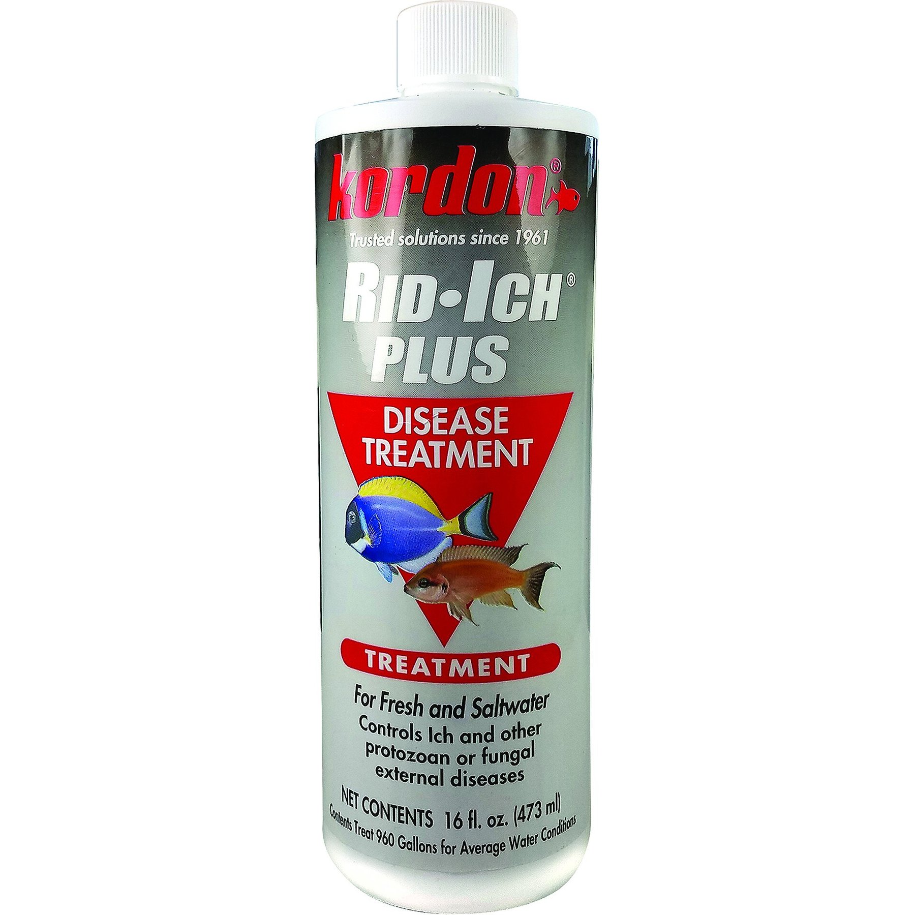 Kordon Rid-Ich Plus Disease Aquarium Treatment, 16-fl oz bottle