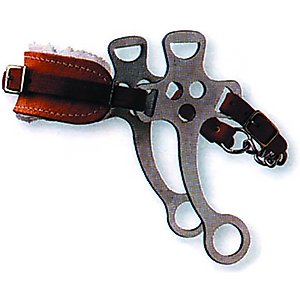 Korsteel Fleece Nose Hackamore Horse Bit, 5-in