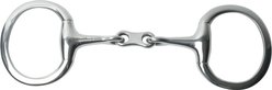Korsteel Stainless Steel French Link Eggbutt Snaffle Horse Bit, 4.75-in
