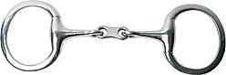 Korsteel Stainless Steel French Link Eggbutt Snaffle Horse Bit, 5.5-in