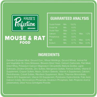 Show full view: Kruse's Perfection Brand Mouse & Rat Food, 40-lb bag slide 5 of 6