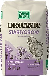 Kruse's Perfection Brand Organic Poultry Starter Grower 18% Protein Crumble Chicken Feed, 40-lb bag