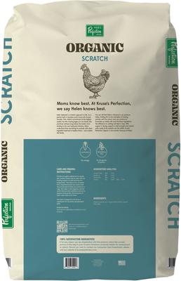 Show full view: Kruse's Perfection Brand Organic Scratch Pure Poultry Grains Chicken Feed, 40-lb bag slide 2 of 5