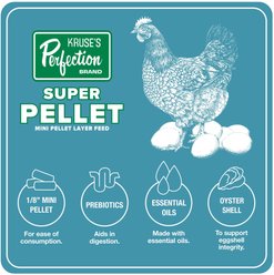 Kruse's Perfection Brand Super Layer Pellet 16% Protein Chicken Feed, 40-lb bag slide 2 of 5