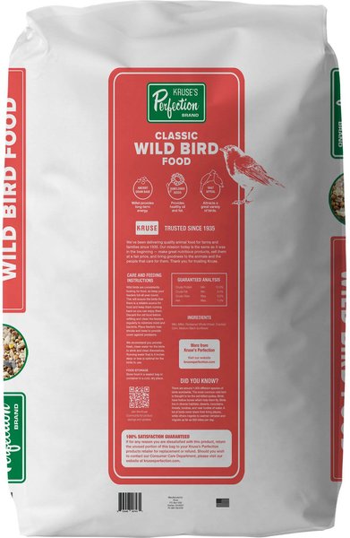 Show full view: Kruse's Perfection Brand Wild Bird Food, 40-lb bag slide 2 of 6