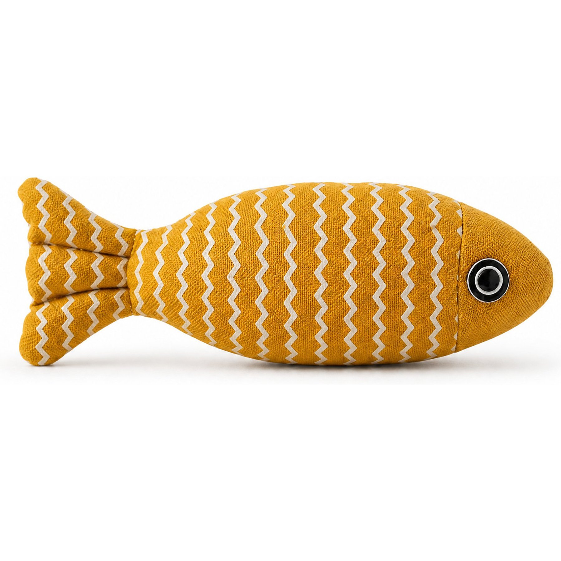 Kseroo Catnip Fish Cat Toy, Yellow