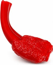 Kseroo Chicken Leg Rib Bacon Flavored Nylon Dental Care Dog Chew Toy, Red