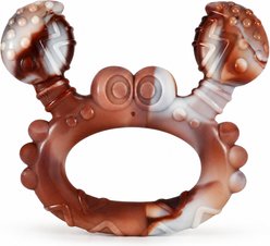 Kseroo Crab Beef-Flavored Nylon Tough Chew Dog Toy, Brown
