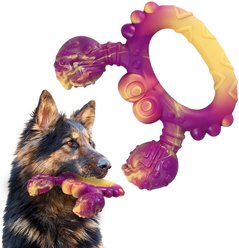 Kseroo Crab Beef-Flavored Nylon Tough Chew Dog Toy, Purple