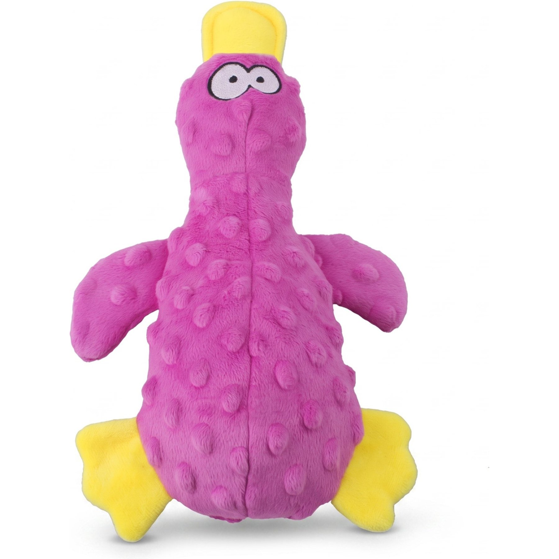 Kseroo Crinkle-Sounding Plush Duck Dog & Cat Toy, Purple