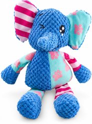 Kseroo Elephant Plush Squeaky Cat Toy, Blue