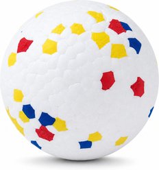 Kseroo Interactive Play Bounce Fetch Training Spring & Teething Ball Dog Toy, Large, Red/Blue
