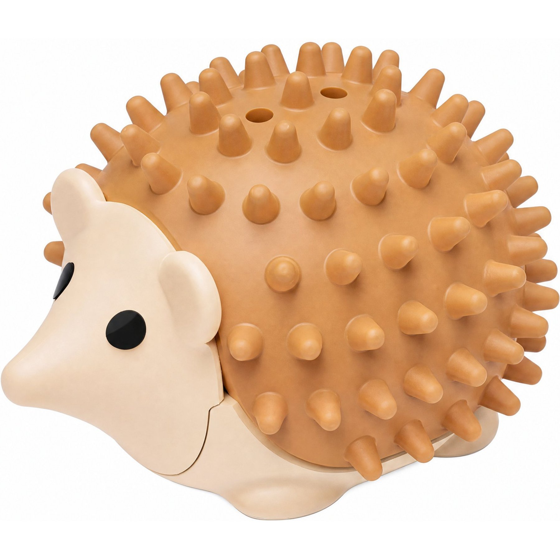 Kseroo Hedgehog Catnip-Infused Chew Cat Toy, Brown