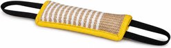Kseroo Jute Bite Tug Training Chew Dog Toy, Yellow