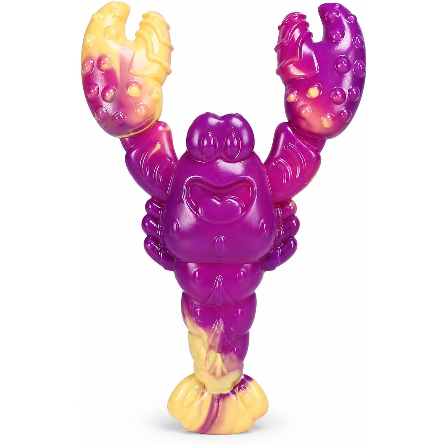 Kseroo Lobster Beef-Flavored Nylon Tough Chew Dog Toy, Purple