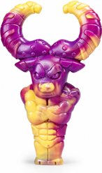 Kseroo Mighty Bull Beef-Flavored Nylon Tough Chew Dog Toy, Purple