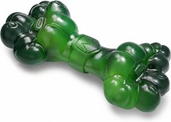 Kseroo Mixed Double-Sided Flower Bone Bacon Flavored Nylon Dental Care Dog Chew Toy, Green