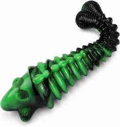 Kseroo Mixed Fish Bone Beef Flavored Nylon Dental Care Dog Chew Toy, Green