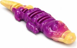 Kseroo New Alligator Beef-Flavored Nylon Tough Chew Dog Toy, Green/Brown