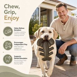 Kseroo Nylon Lobster Durable Aggressive & Tough Chewers Chew Dog Toy, Brown slide 2 of 9