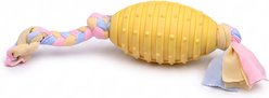 Kseroo Olive Shape Knotted Rope Teething Training Chew Dog Toy, Blue