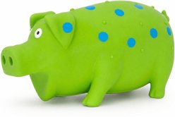 Kseroo Pig Durable Aggressive Chewers with Realistic Sound Squeaky & Dental Teething Chew Dog Toy, Green