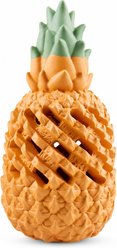 Kseroo Pineapple Puzzle Treat Dispenser Chew Dog Toy, Yellow, Small