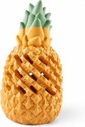 Kseroo Pineapple Puzzle Treat Dispenser Chew Dog Toy, Yellow, X-Small