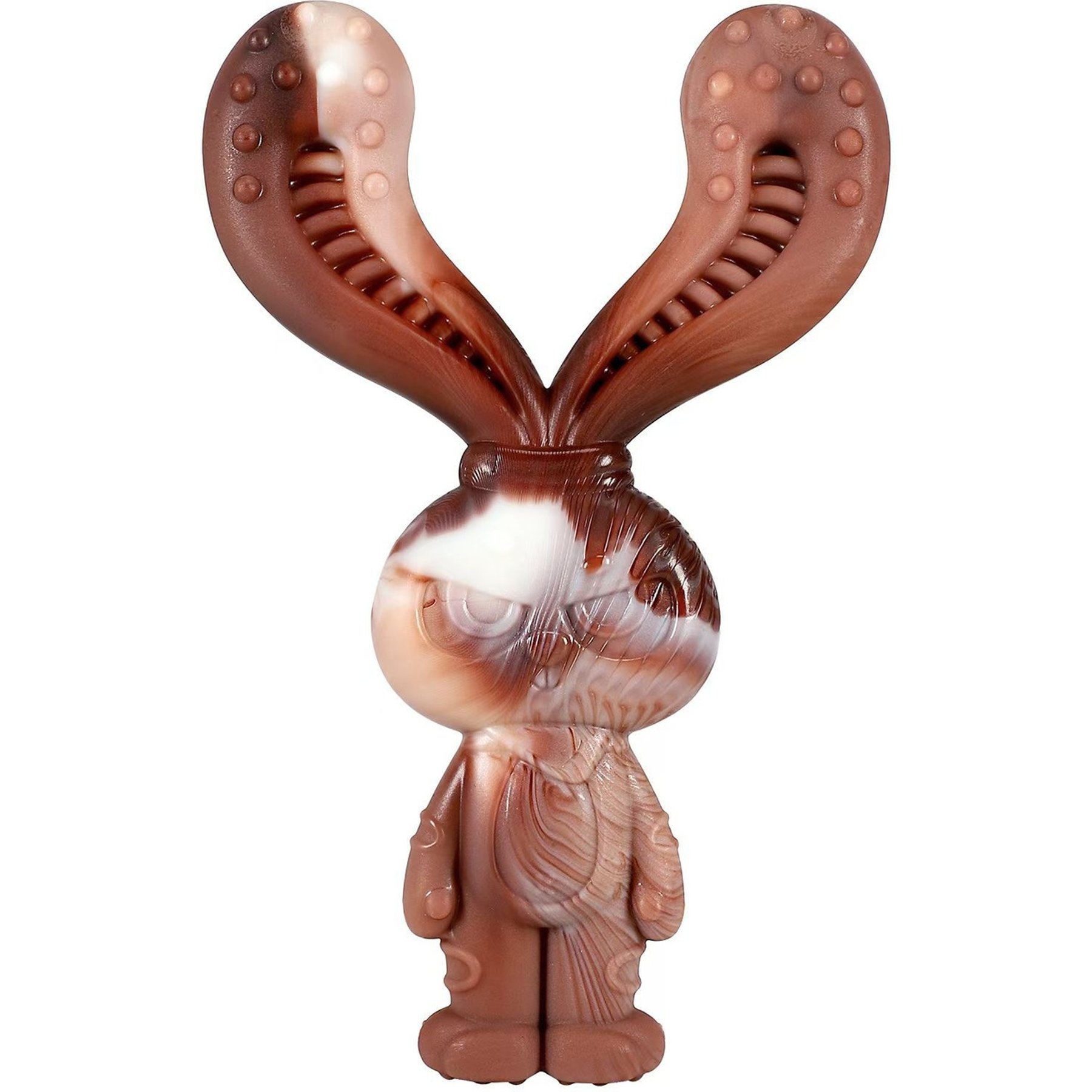 Kseroo Rabbit Beef-Flavored Nylon Tough Chew Dog Toy, Brown