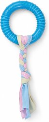 Kseroo Ring Knotted Rope Teething Training Chew Dog Toy, Blue, Large