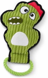Kseroo Rope Tug Dinosaur Shape Plush Exercise Chew Dog Toy, Green slide 1 of 8