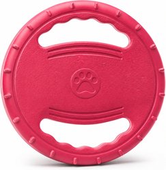 Kseroo Rubber Interactive Outdoor Training & Dental Flying Disc Dog Toy, Pink