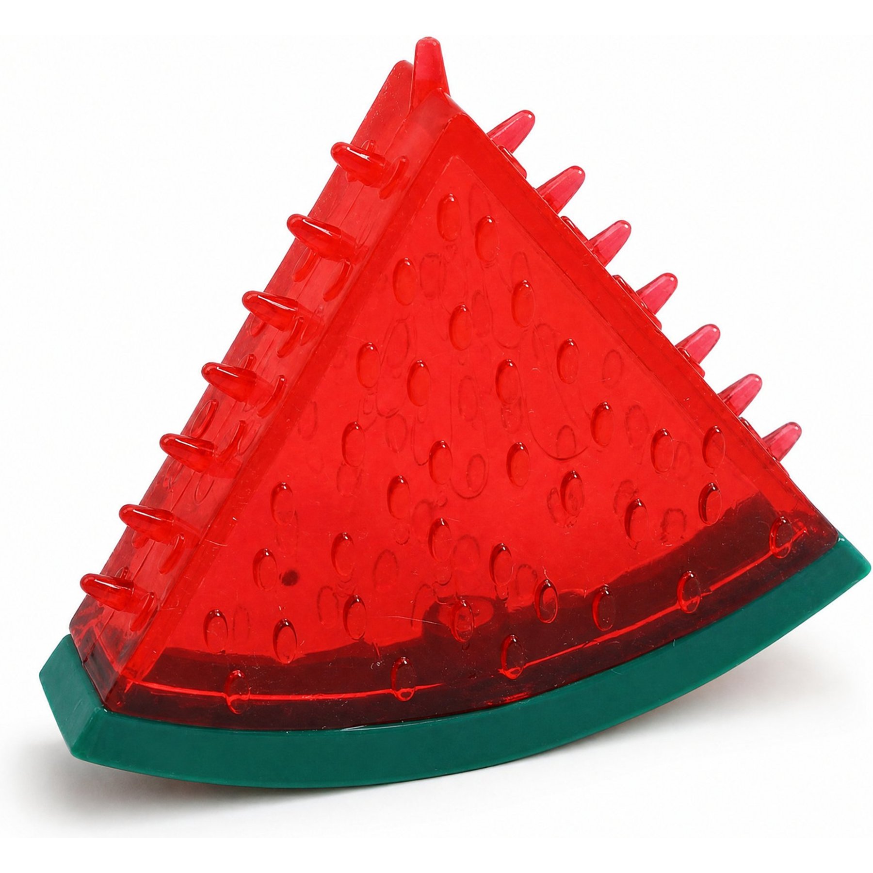 Kseroo Rubber Watermelon Fruit Exercise Chew Dog Toy, Red