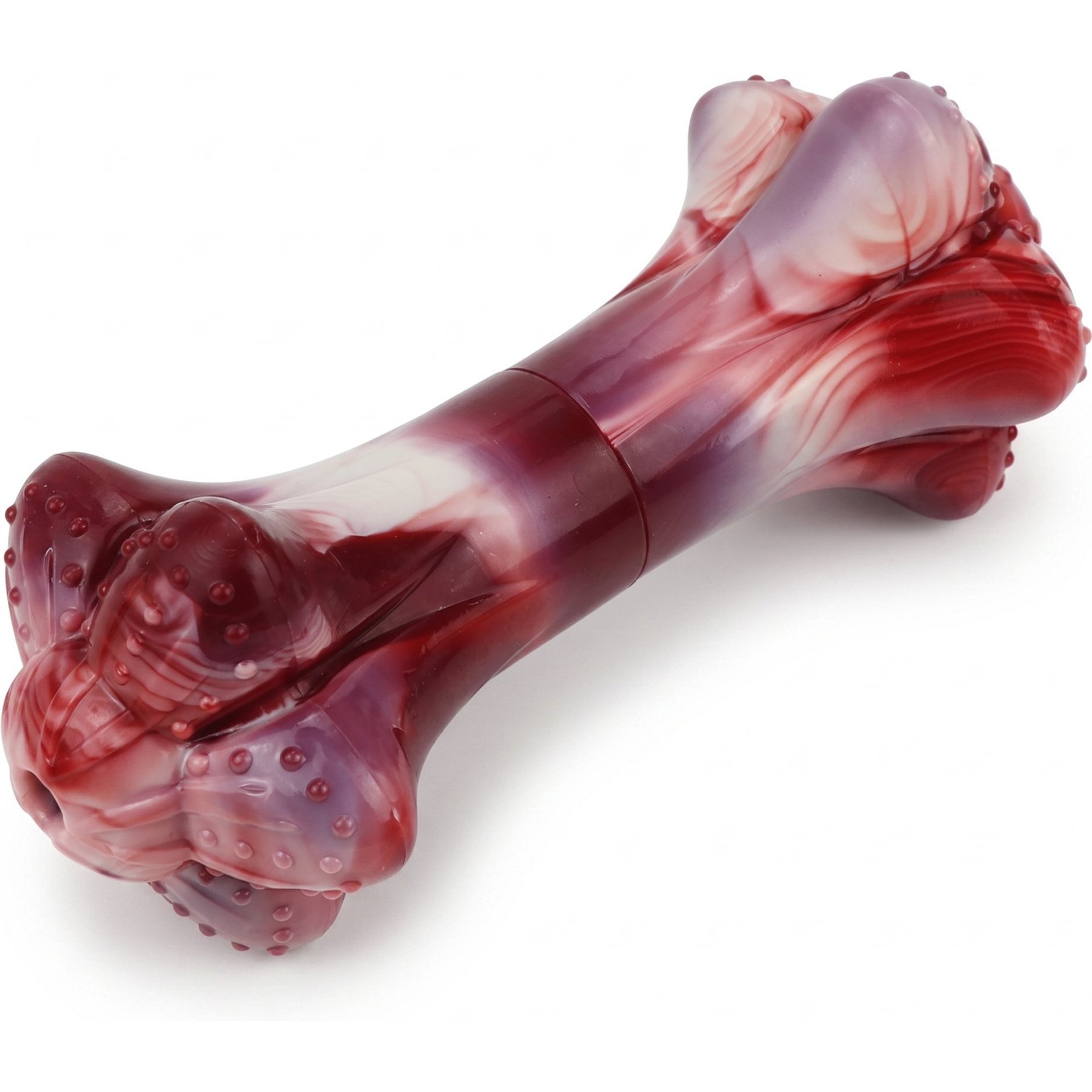 Kseroo Star Bone Bacon Flavored Nylon Squeaky Dog Chew Toy, Multicolor