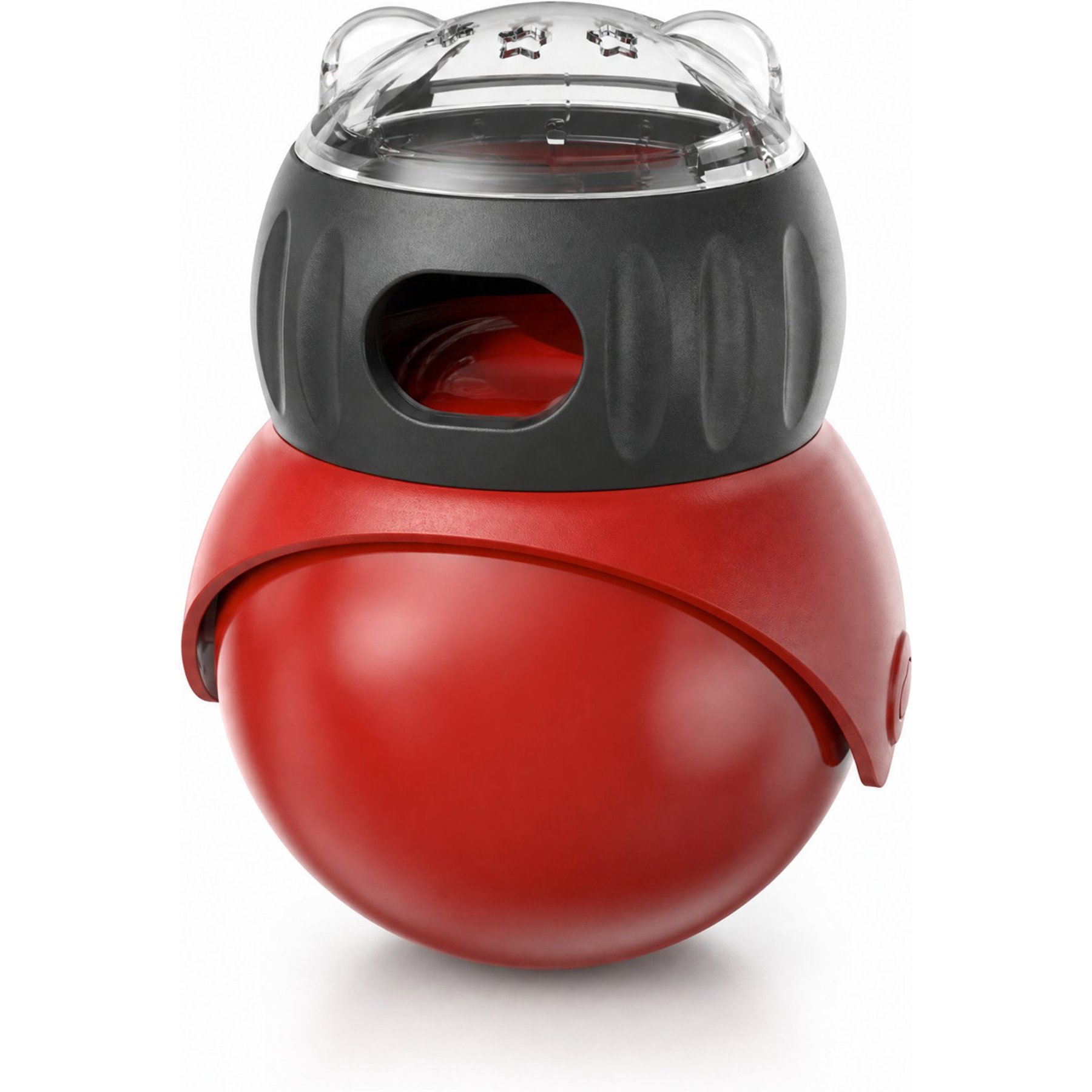 Kseroo Treat-Dispensing Owl Wobble Exercise Training Chasers Dog Toy, Red