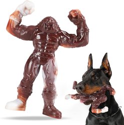 Kseroo Warrior Beef-Flavored Nylon Tough Chew Dog Toy, Brown