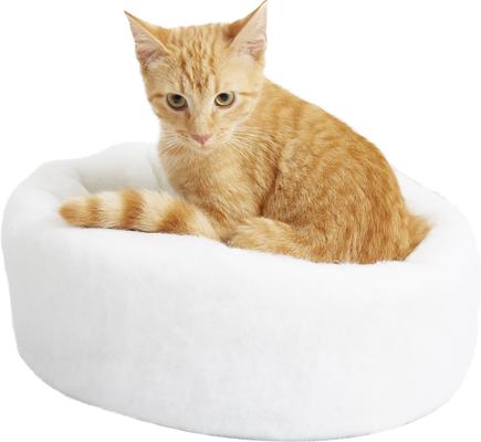 Show full view: K.T. Manufacturing Kuddle Kup Cat Bed, White slide 3 of 6