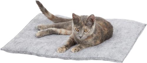Show full view: K.T. Manufacturing Purr Padd Cat Bed Mat, Charcoal, 2 count slide 3 of 9