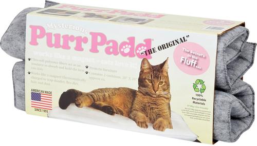 Show full view: K.T. Manufacturing Purr Padd Cat Bed Mat, Charcoal, 2 count slide 6 of 9