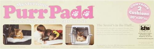 Show full view: K.T. Manufacturing Purr Padd Cat Bed Mat, Charcoal, 2 count slide 7 of 9