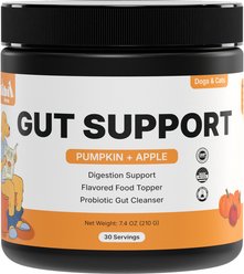 Kubi Pets Gut Support Pumpkin Powder Digestive Aid for Dogs, 7.4-oz jar, 30 servings slide 1 of 8