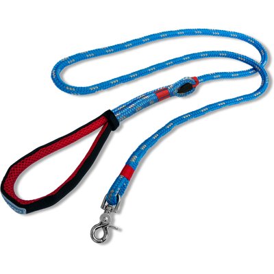 Kurgo Kurgo Ascender Polyester Dog Leash, Coastal Blue, 6.5-ft long, 3/4-in wide
