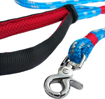 Show full view: Kurgo Ascender Polyester Dog Leash, Coastal Blue, 6.5-ft long, 3/4-in wide slide 2 of 8