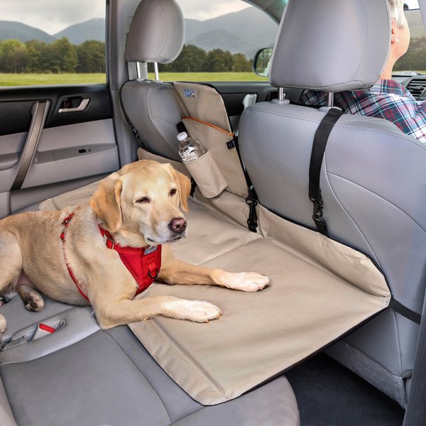KURGO Backseat Bridge Dog Car Barrier, Beige